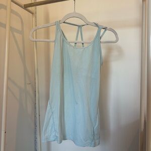 GAP Blue Sleeveless Backless Tank Top